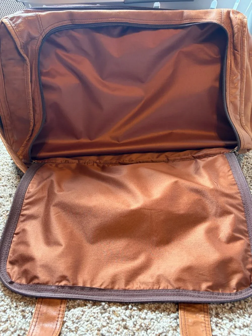 RARE Vintage Tumi Leather Duffle Bag